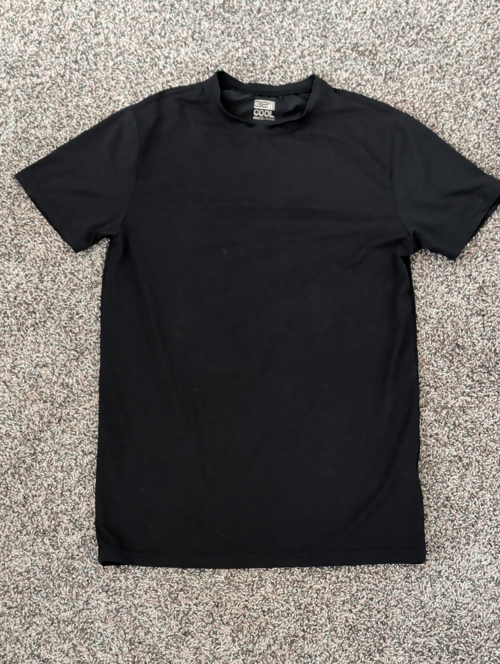 32 Degrees Black Short Sleeve Crewneck Tee
